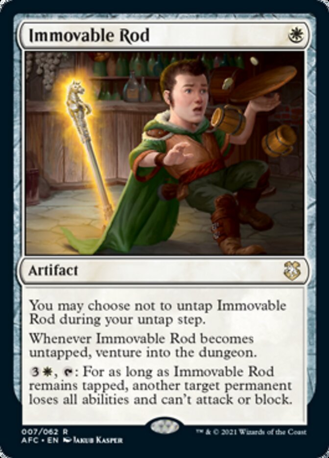 Immovable Rod [Dungeons & Dragons: Adventures in the Forgotten Realms Commander] | Gam3 Escape