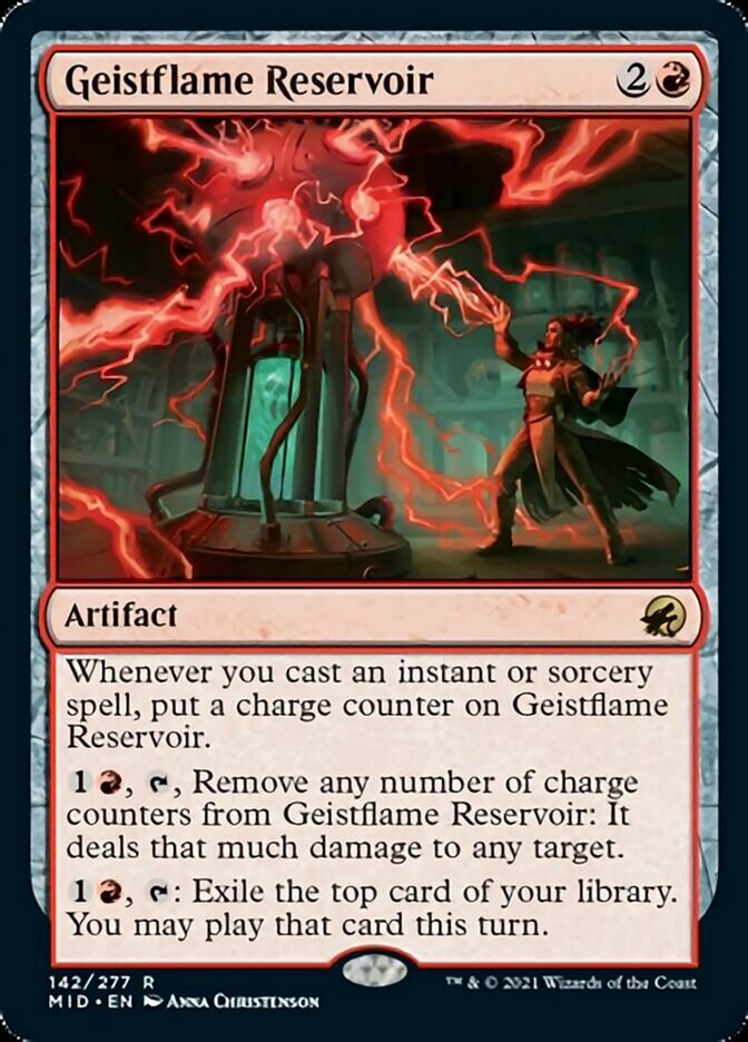 Geistflame Reservoir [Innistrad: Midnight Hunt] | Gam3 Escape