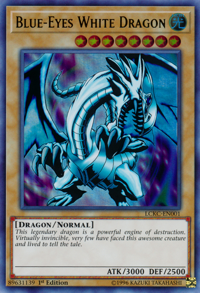 Blue-Eyes White Dragon (Version 1) [LCKC-EN001] Ultra Rare | Gam3 Escape