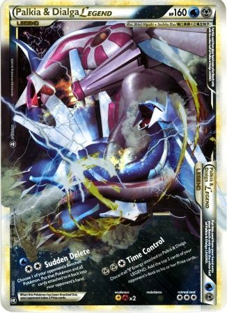 Palkia & Dialga LEGEND (101/102) (Jumbo Card) [HeartGold & SoulSilver: Triumphant] | Gam3 Escape