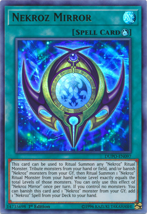Nekroz Mirror [DUPO-EN097] Ultra Rare | Gam3 Escape