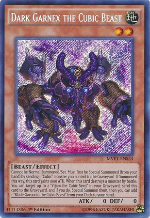 Dark Garnex the Cubic Beast [MVP1-ENS33] Secret Rare | Gam3 Escape