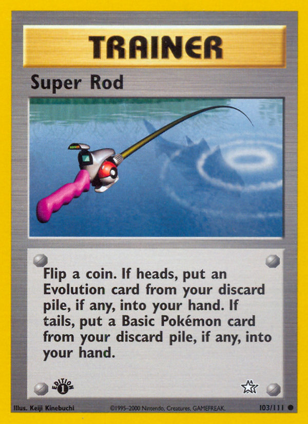 Super Rod (103/111) [Neo Genesis 1st Edition] | Gam3 Escape