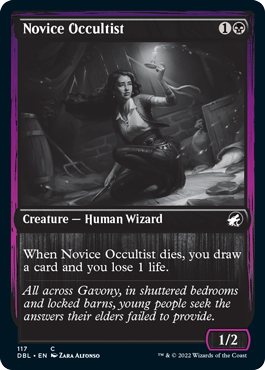 Novice Occultist [Innistrad: Double Feature] | Gam3 Escape