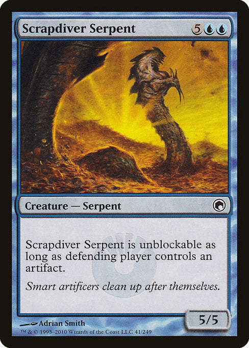 Scrapdiver Serpent [Scars of Mirrodin] | Gam3 Escape