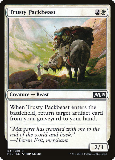 Trusty Packbeast [Core Set 2019] | Gam3 Escape