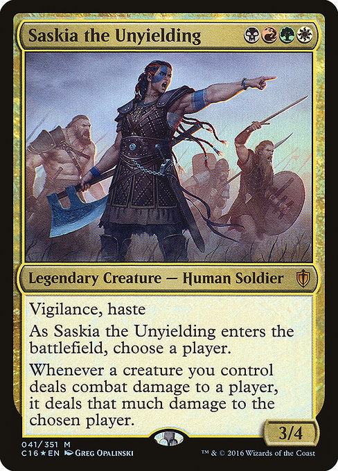 Saskia the Unyielding [Commander 2016] | Gam3 Escape