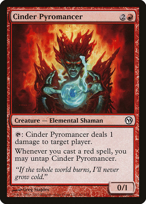 Cinder Pyromancer [Duels of the Planeswalkers] | Gam3 Escape