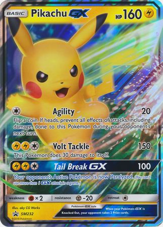 Pikachu GX (SM232) (Jumbo Card) [Sun & Moon: Black Star Promos] | Gam3 Escape