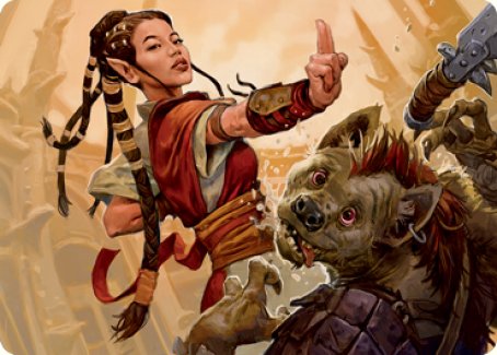 Half-Elf Monk Art Card [Dungeons & Dragons: Adventures in the Forgotten Realms Art Series] | Gam3 Escape