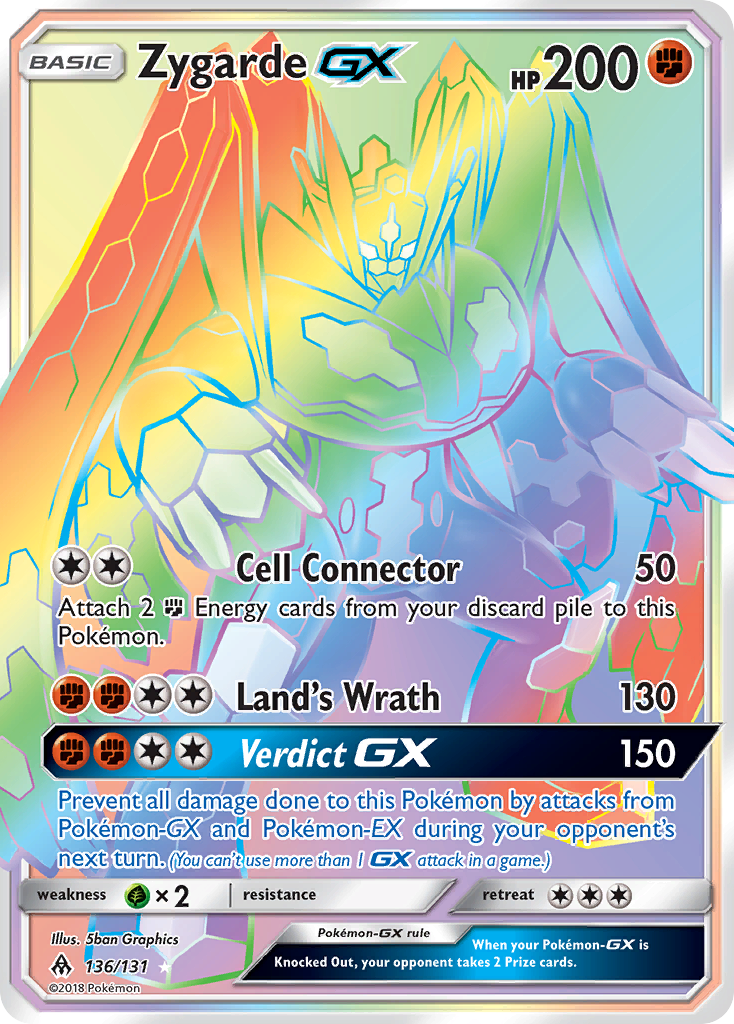 Zygarde GX (136/131) [Sun & Moon: Forbidden Light] | Gam3 Escape