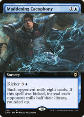 Maddening Cacophony (Extended Art) [Zendikar Rising] | Gam3 Escape