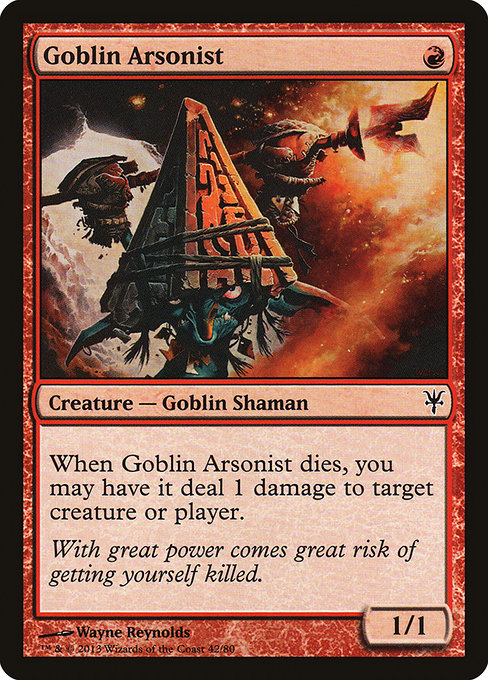 Goblin Arsonist [Duel Decks: Sorin vs. Tibalt] | Gam3 Escape