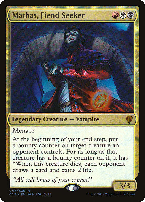 Mathas, Fiend Seeker [Commander 2017] | Gam3 Escape