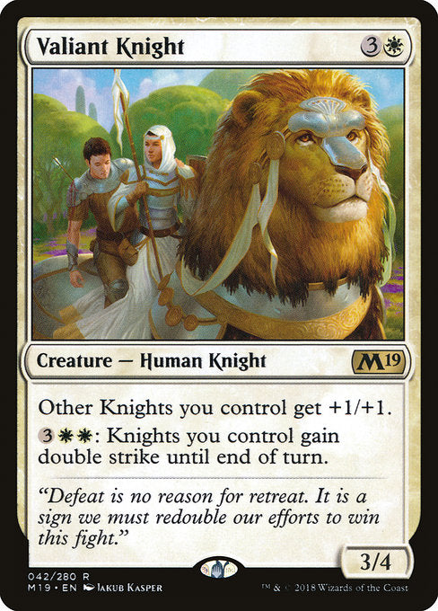 Valiant Knight [Core Set 2019] | Gam3 Escape