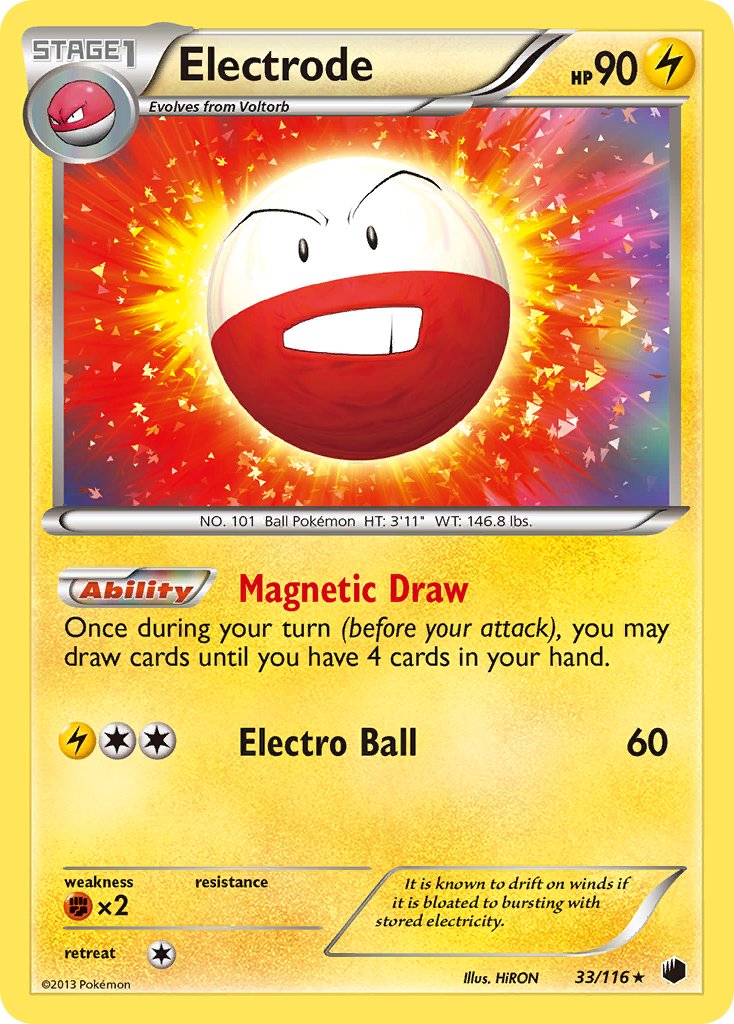 Electrode (33/116) (Theme Deck Exclusive) [Black & White: Plasma Freeze] | Gam3 Escape