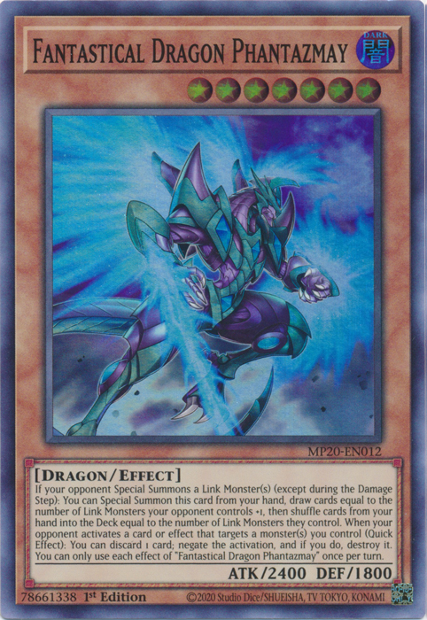 Fantastical Dragon Phantazmay [MP20-EN012] Super Rare | Gam3 Escape