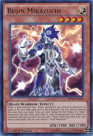 Bujin Mikazuchi [MP14-EN144] Ultra Rare | Gam3 Escape