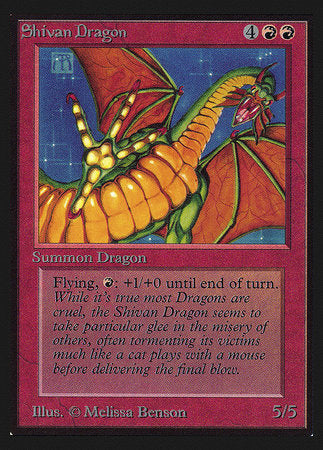 Shivan Dragon (IE) [Intl. Collectors’ Edition] | Gam3 Escape