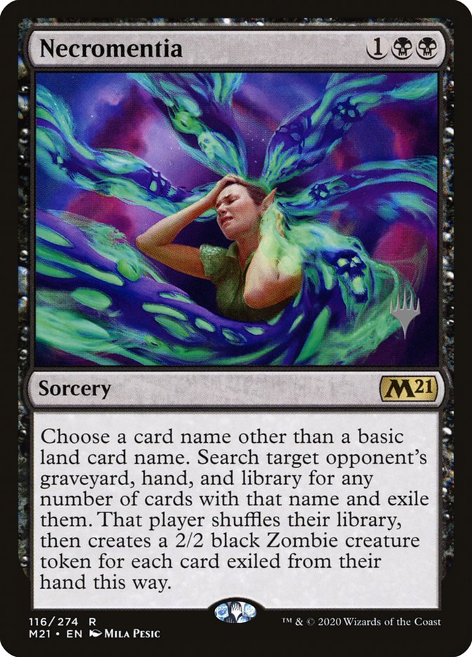 Necromentia (Promo Pack) [Core Set 2021 Promos] | Gam3 Escape
