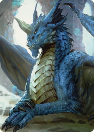 Young Blue Dragon Art Card [Commander Legends: Battle for Baldur's Gate Art Series] | Gam3 Escape