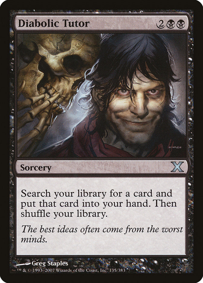 Diabolic Tutor [Tenth Edition] | Gam3 Escape