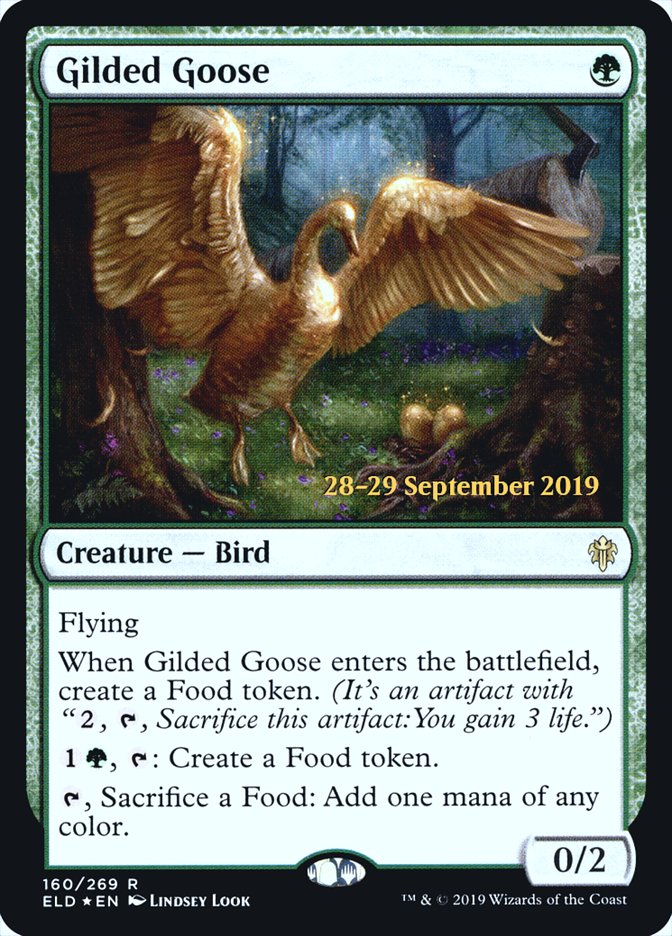 Gilded Goose  [Throne of Eldraine Prerelease Promos] | Gam3 Escape