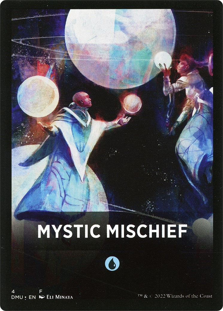 Mystic Mischief Theme Card [Dominaria United Tokens] | Gam3 Escape