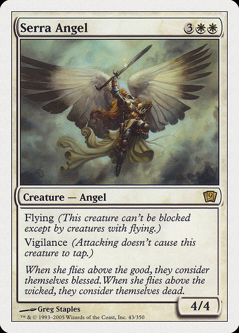 Serra Angel [Ninth Edition] | Gam3 Escape