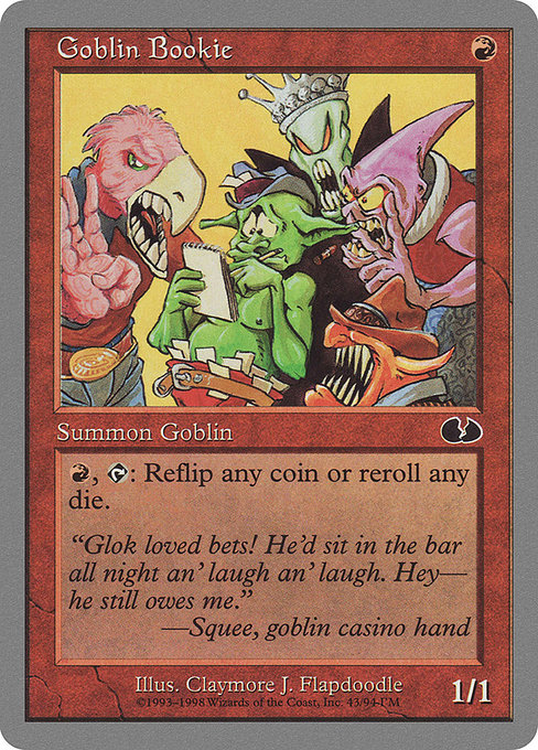 Goblin Bookie [Unglued] | Gam3 Escape