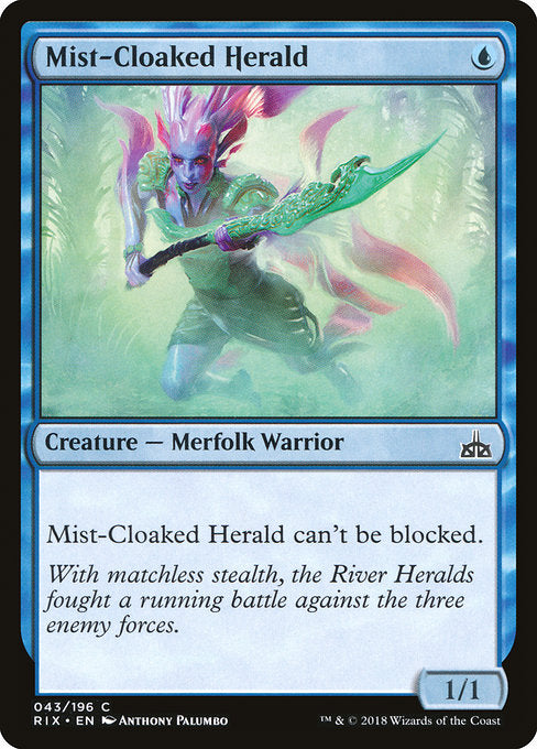 Mist-Cloaked Herald [Rivals of Ixalan] | Gam3 Escape