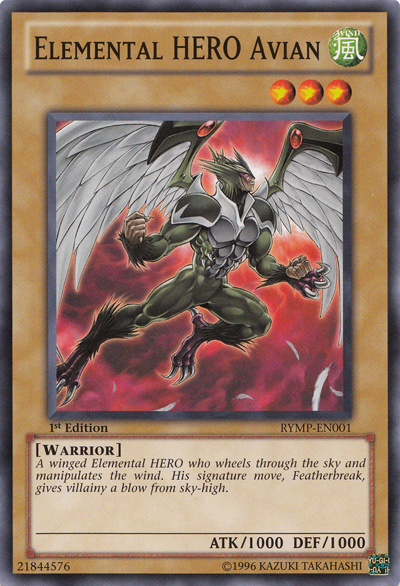Elemental HERO Avian [RYMP-EN001] Common | Gam3 Escape