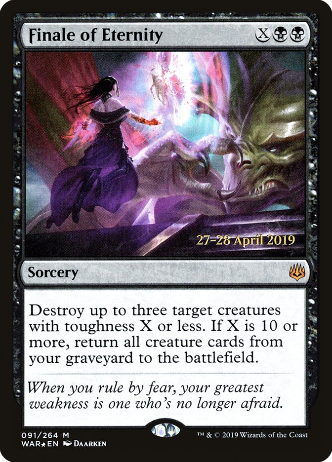 Finale of Eternity  [War of the Spark Prerelease Promos] | Gam3 Escape