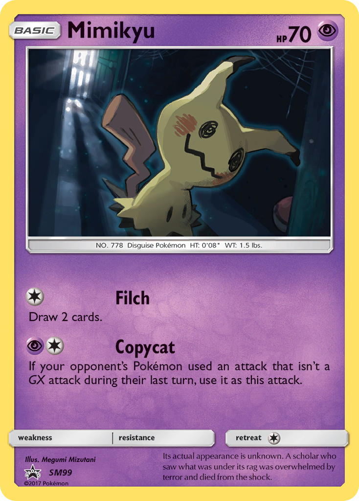 Mimikyu (SM99) [Sun & Moon: Black Star Promos] | Gam3 Escape