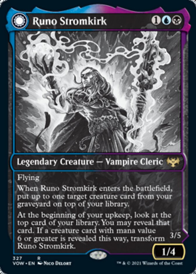 Runo Stromkirk // Krothuss, Lord of the Deep (Showcase Eternal Night) [Innistrad: Crimson Vow] | Gam3 Escape