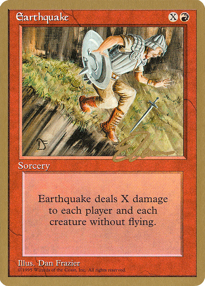 Earthquake (Eric Tam) [Pro Tour Collector Set] | Gam3 Escape