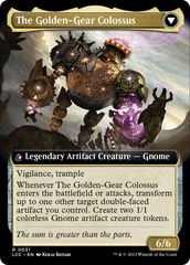 Tetzin, Gnome Champion // The Golden-Gear Colossus (Extended Art) [The Lost Caverns of Ixalan Commander] | Gam3 Escape