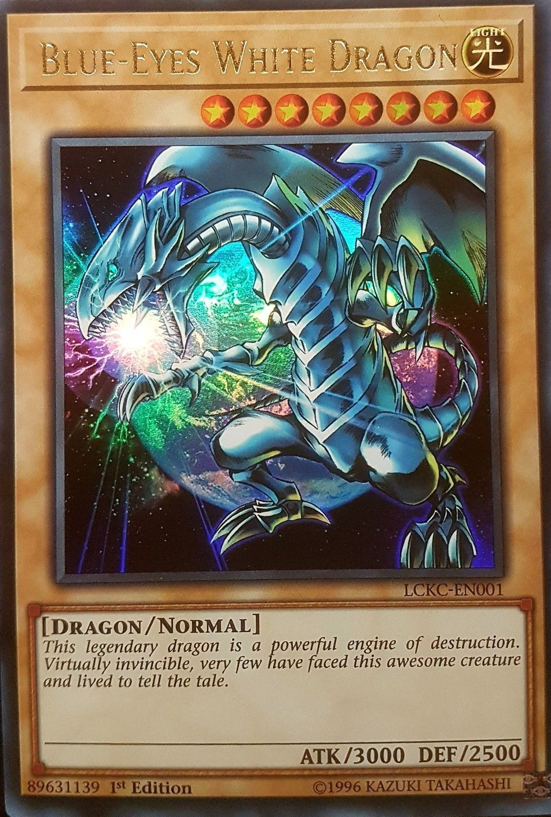 Blue-Eyes White Dragon (Version 3) [LCKC-EN001] Ultra Rare | Gam3 Escape