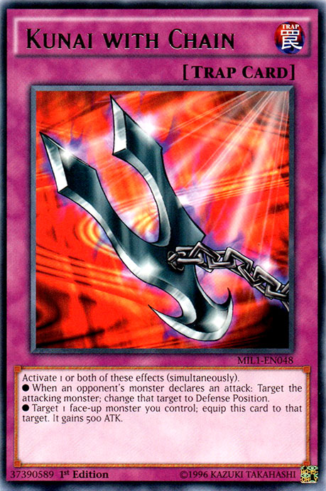 Kunai with Chain [MIL1-EN048] Rare | Gam3 Escape