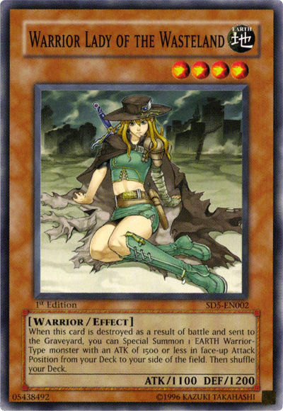 Warrior Lady of the Wasteland [SD5-EN002] Common | Gam3 Escape