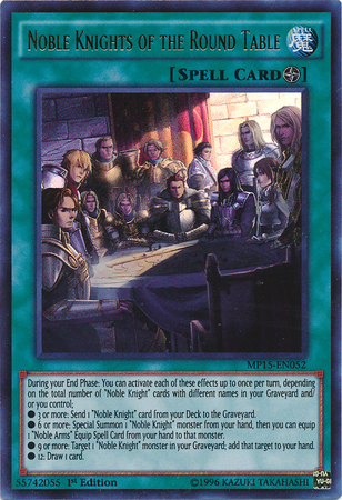 Noble Knights of the Round Table [MP15-EN052] Ultra Rare | Gam3 Escape