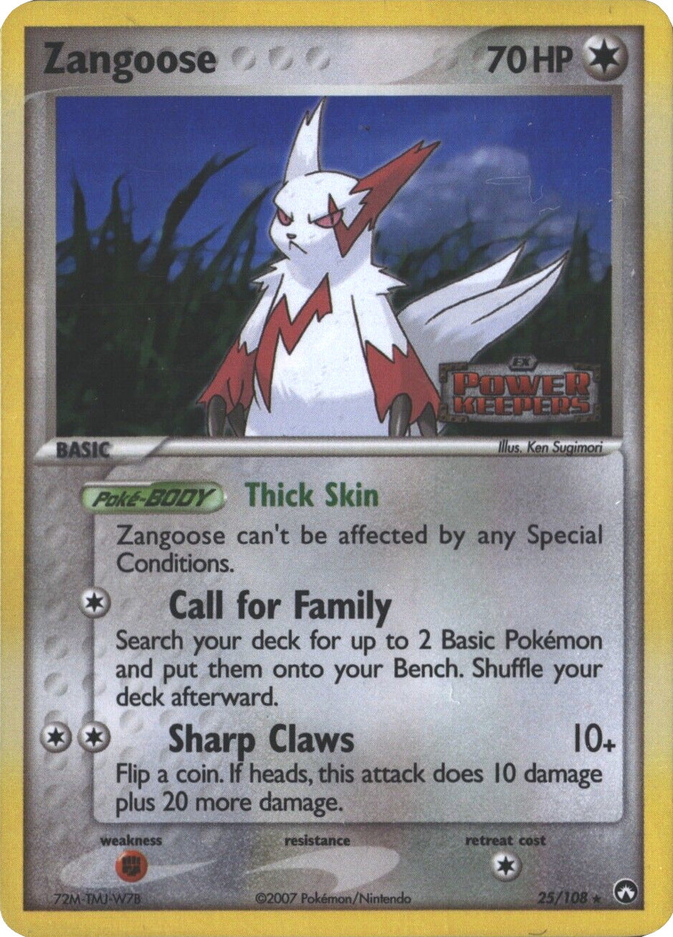 Zangoose (25/108) (Stamped) [EX: Power Keepers] | Gam3 Escape