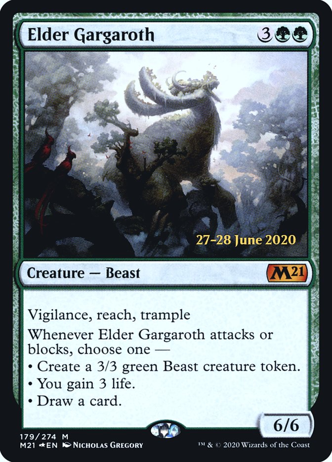 Elder Gargaroth  [Core Set 2021 Prerelease Promos] | Gam3 Escape