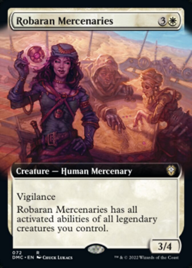 Robaran Mercenaries (Extended Art) [Dominaria United Commander] | Gam3 Escape