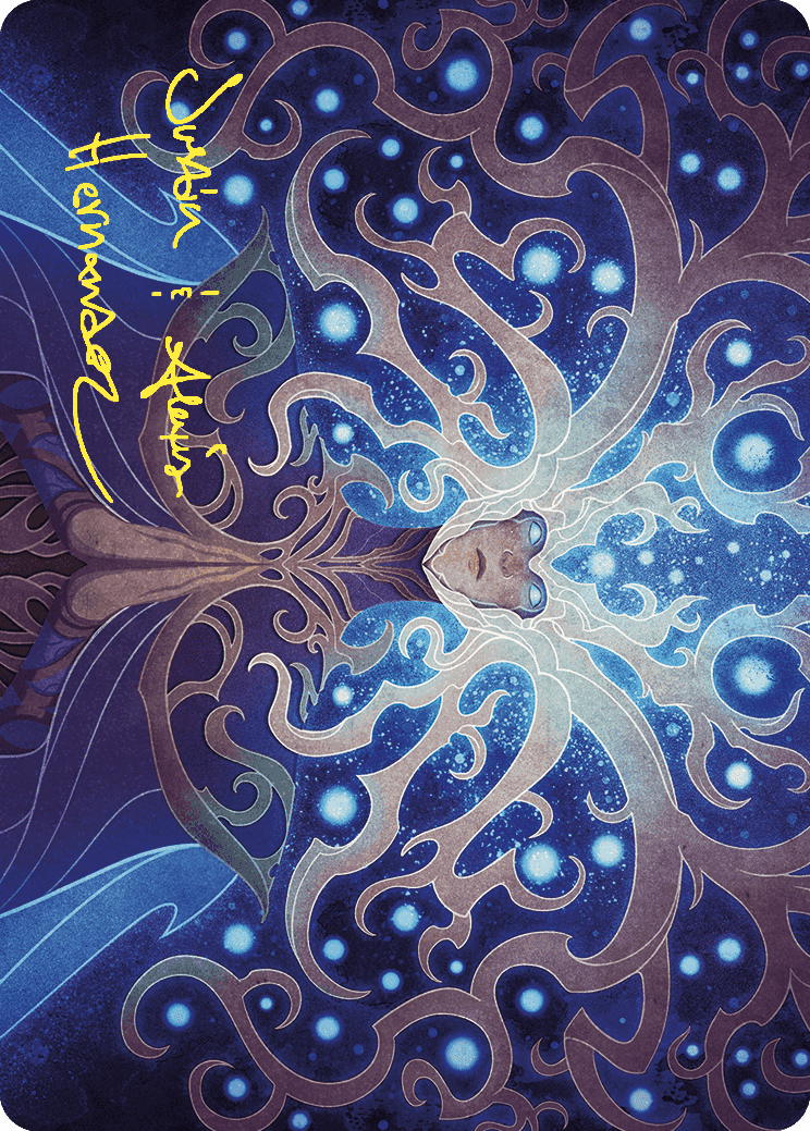 Omniscience Art Card (Gold-Stamped Signature) [Wilds of Eldraine Art Series] | Gam3 Escape