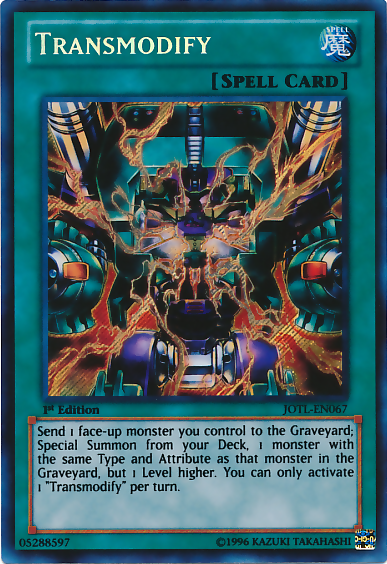 Transmodify [JOTL-EN067] Secret Rare | Gam3 Escape