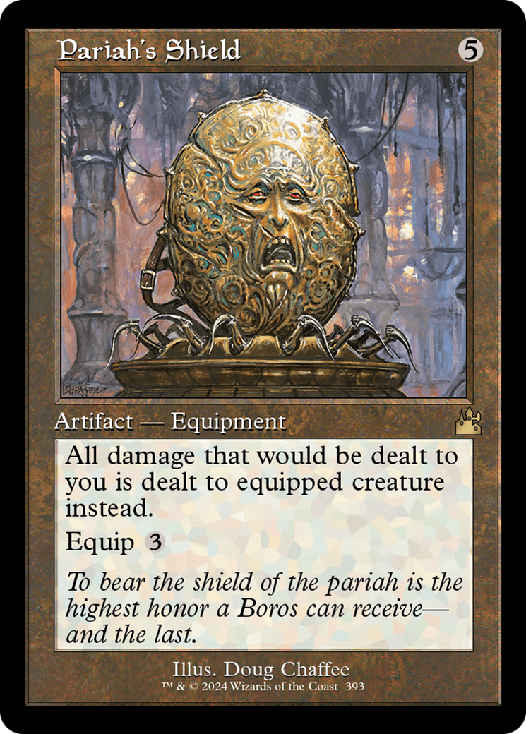 Pariah's Shield (Retro Frame) [Ravnica Remastered] | Gam3 Escape