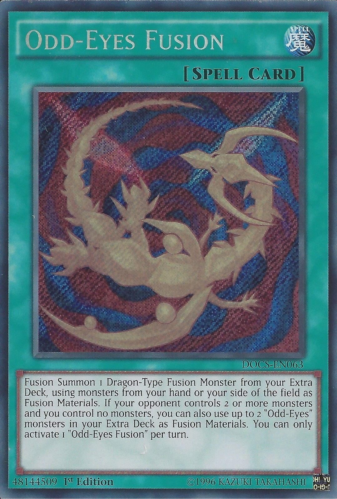 Odd-Eyes Fusion [DOCS-EN063] Secret Rare | Gam3 Escape