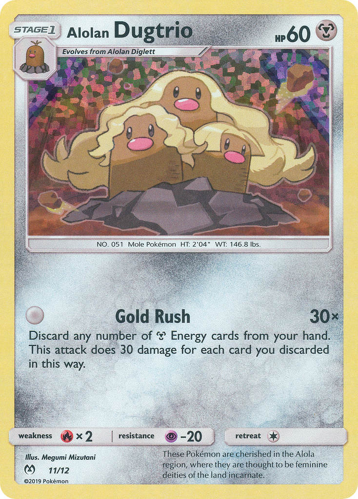 Alolan Dugtrio (11/12) [McDonald's Promos: 2019 Collection] | Gam3 Escape