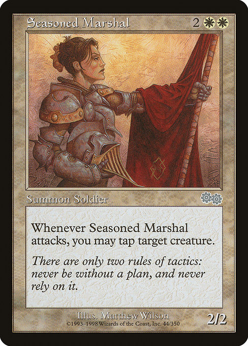 Seasoned Marshal [Urza's Saga] | Gam3 Escape